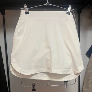 Elegant Women's White Skort